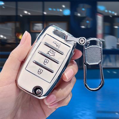 Чехол для ключа автомобиля Kia Optima Sorento Cerato Soul Forte Seltos K3 K2 K5 Ceed Rio 3 Sportage из ТПУ Для Hyundai Avante Santa