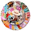 50 Наклеек с Ковбойскими Сапогами: Водонепроницаемый Мультяшный Стиль Граффити для Блокнотов и Канцелярских Товаров
