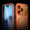 Luxury Alloy Lens Frame Matte For Magsafe Case For iPhone 17 17Pro 17Pro Max Translucent Hybrid Magnetic Shockproof Hard Cover