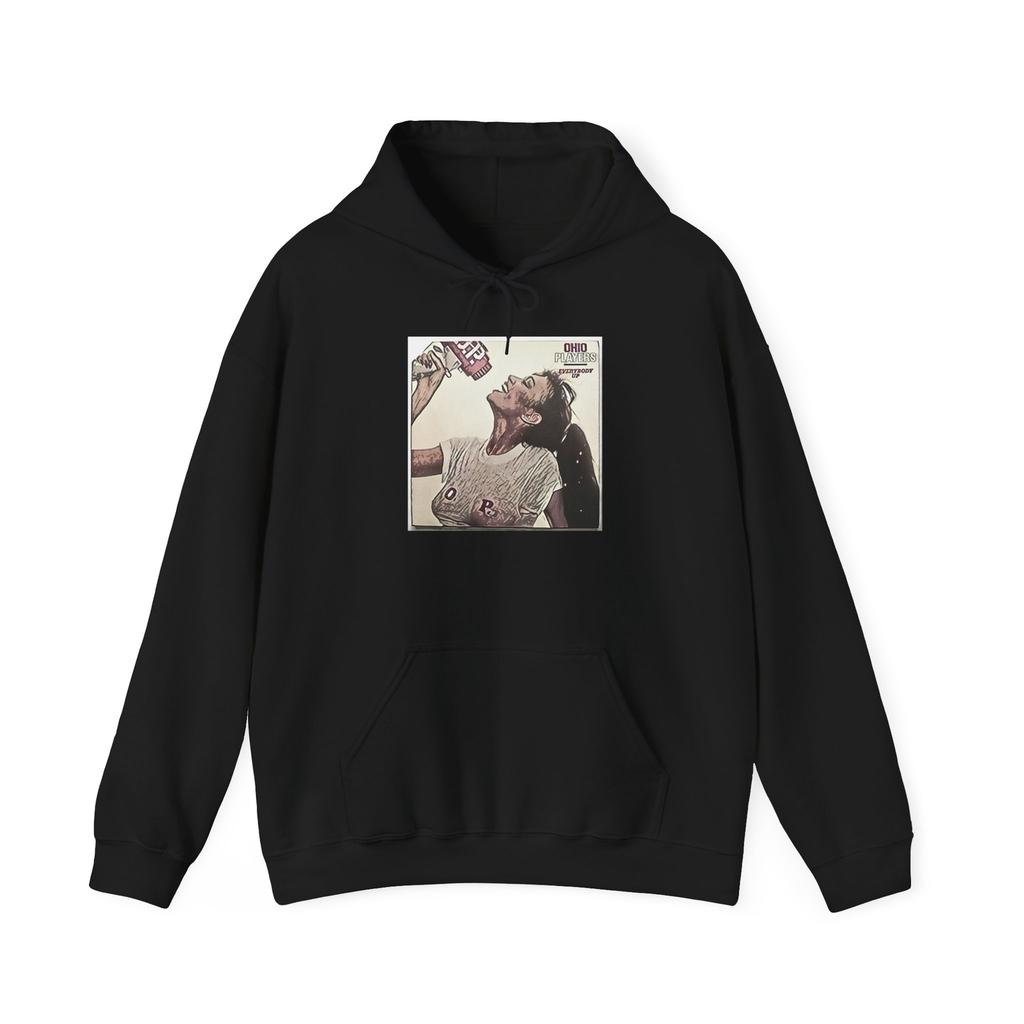 The Ohio Players Graphic Print Art LS Crew Unisex Heavy Blend? Hooded Sweatshirt