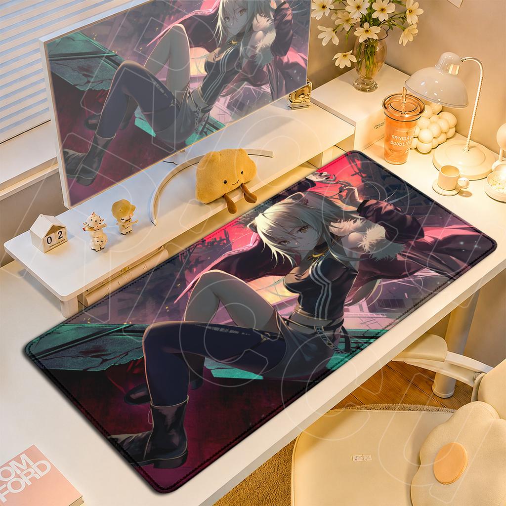 Hololive Laptop Keyboard Mat Computer Cute Girl Mouse Pad Large Office Cabinet Carpet Hololive Shishiro Botan Mousepad 900x400mm