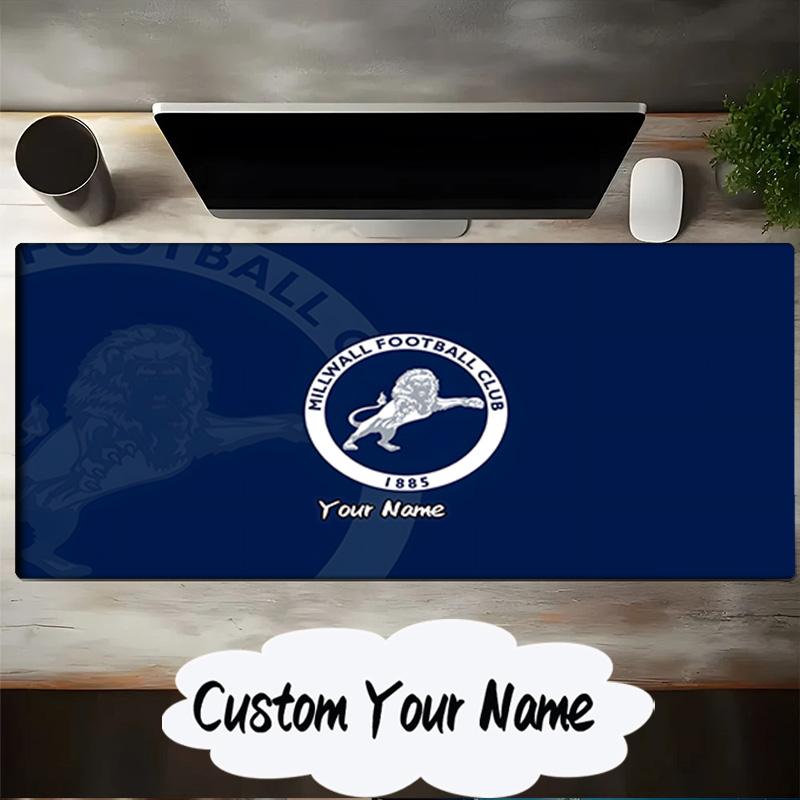 Custom Name Mouse pad Millwall Fc Crest Design Mouse pad, Gaming Mouse Pad, keyboard pad, Desk Decor for computer notebook Fan Birthday Gift