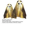 Yousheng Sequin Fabric Ghost Tabletop Decor Halloween Shiny Ghost Figurine for Halloween Bedroom Desktop Home Decor