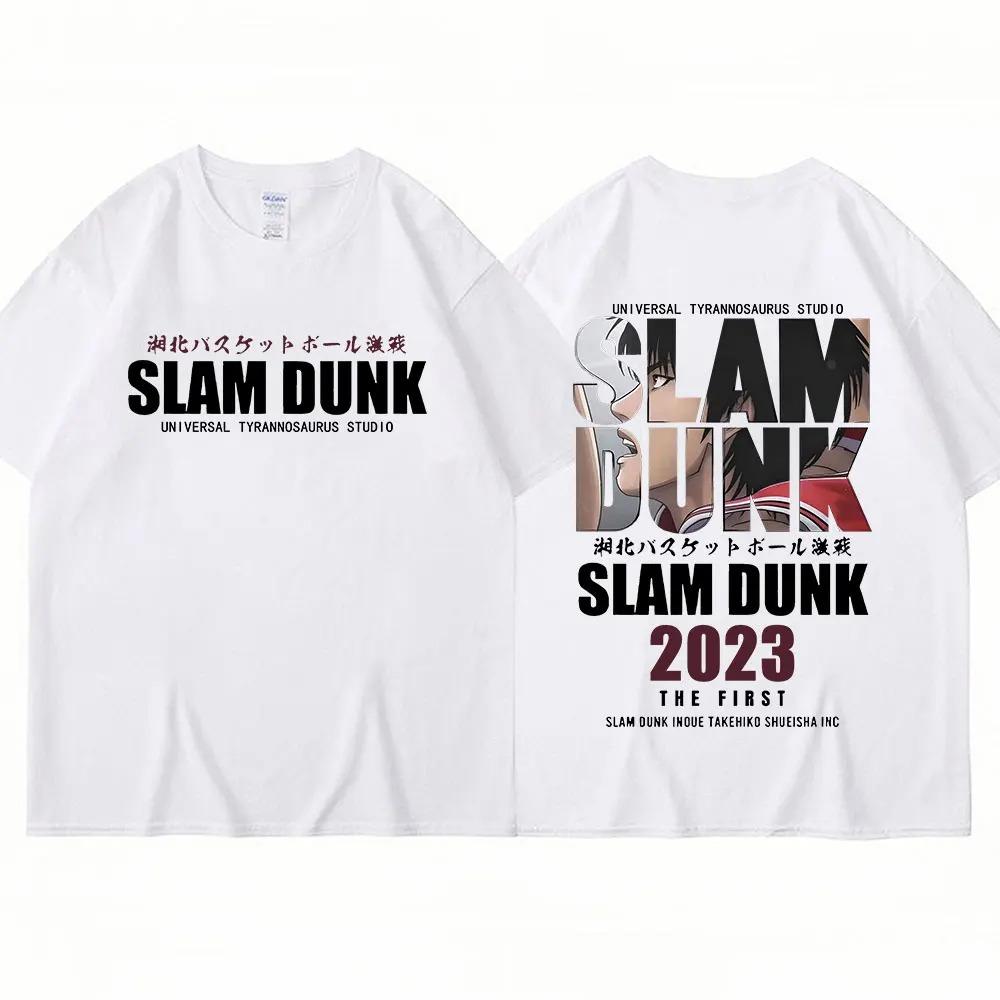 Новая футболка Футболка Slam Dunk Футболка Аниме Ryota Miyagi Футболки унисекс Женская баскетбольная команда Короткий рукав Оверсайз Корейская уличная одежда
