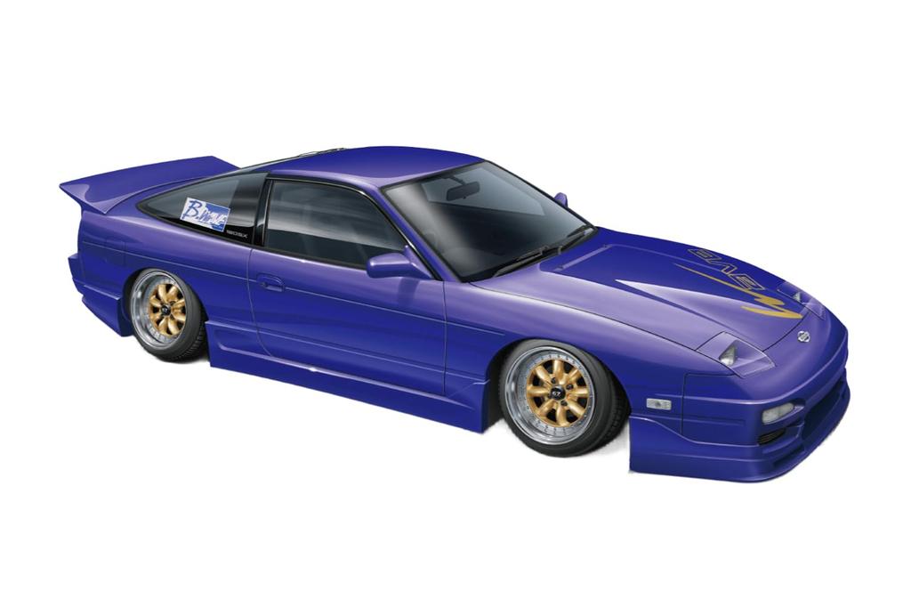 Aoshima Bunka Kyozai The Tuned Car 110 RPS13 180SX Пластиковый Модельный Комплект ООО. (АОСИМА) нет. 1/24 B-WAVE '91 Версия B (Nissan)