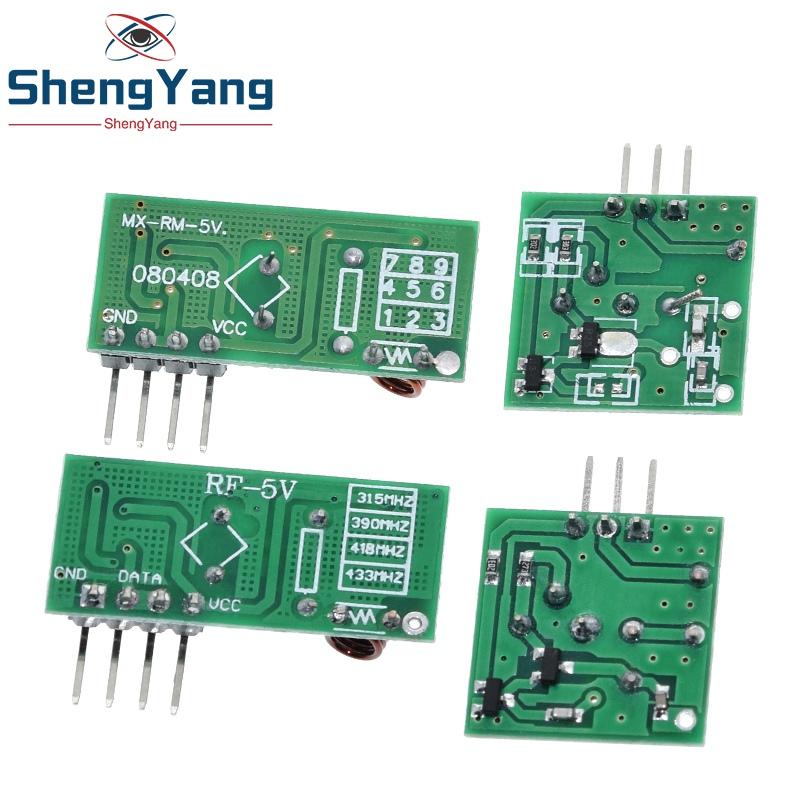 TZT Smart Electronics Комплект для связи модуля радиопередатчика и приемника 433 МГц Для arduino/ARM/MCU WL DIY 315 МГц/433 МГц беспроводной