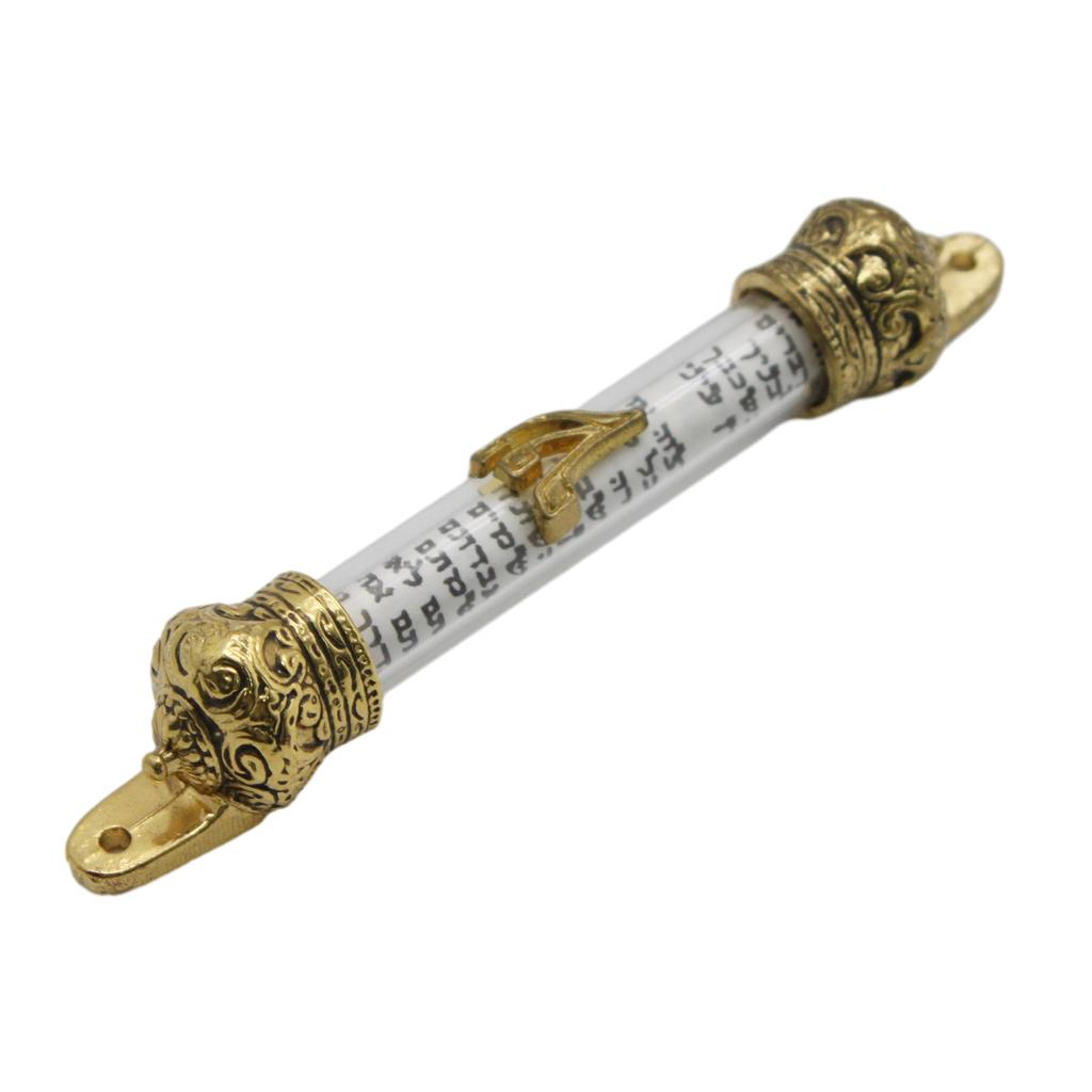 Mezuzah Door Jewish Metal Mezuza Gift Religious Scroll Home Mezuzah Judaica Israel Jerusalem Wedding Outdoor Case