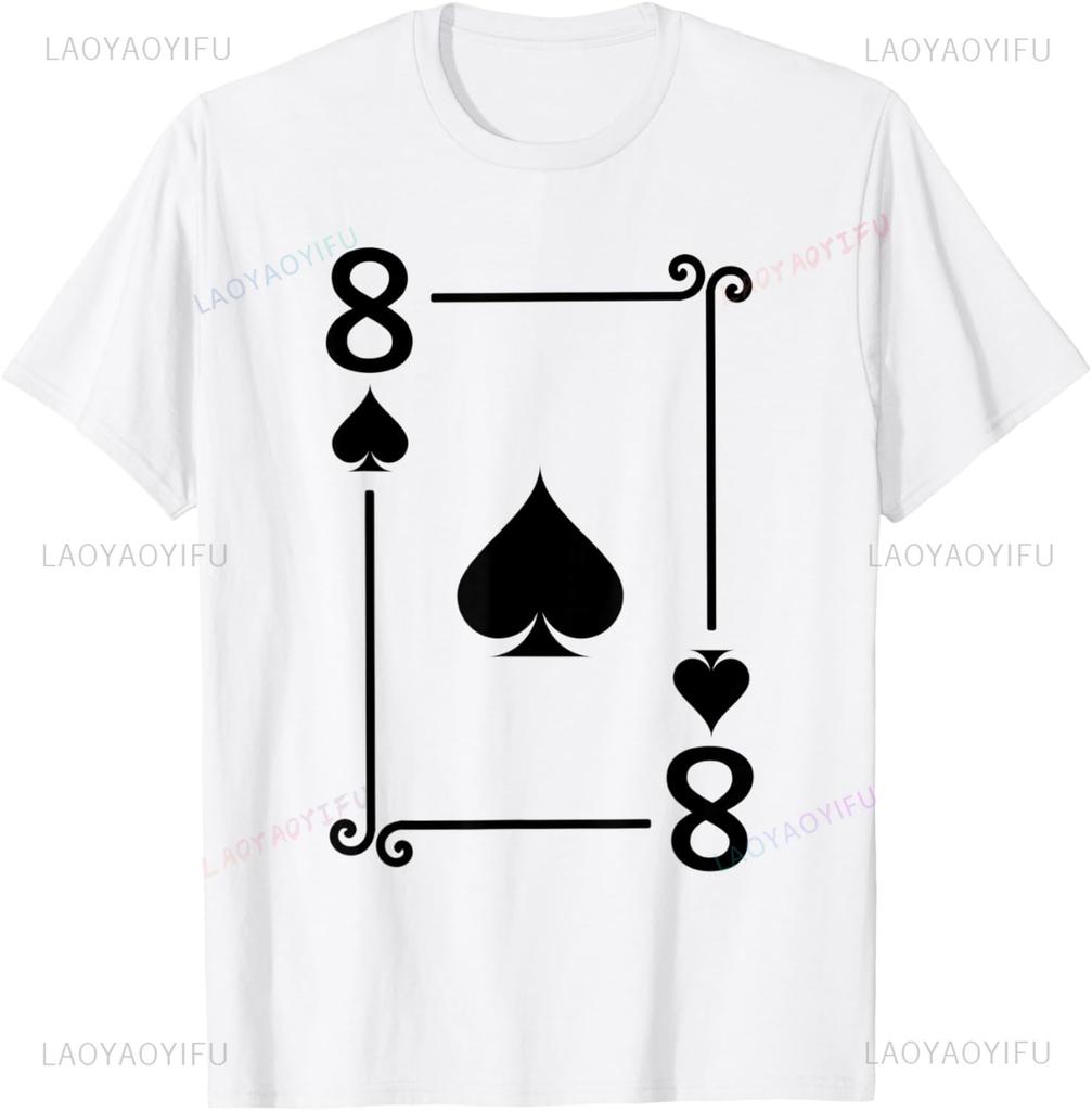 Playing Cards Costume - Diamonds Card Poker T-Shirt Summer Streetwear Tops Camiseta Unisex