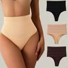 Корректирующее белье для живота, утягивающее белье, женские утягивающие трусики с высокой талией, бесшовные стринги, дышащие, для похудения, женские утягивающие трусы