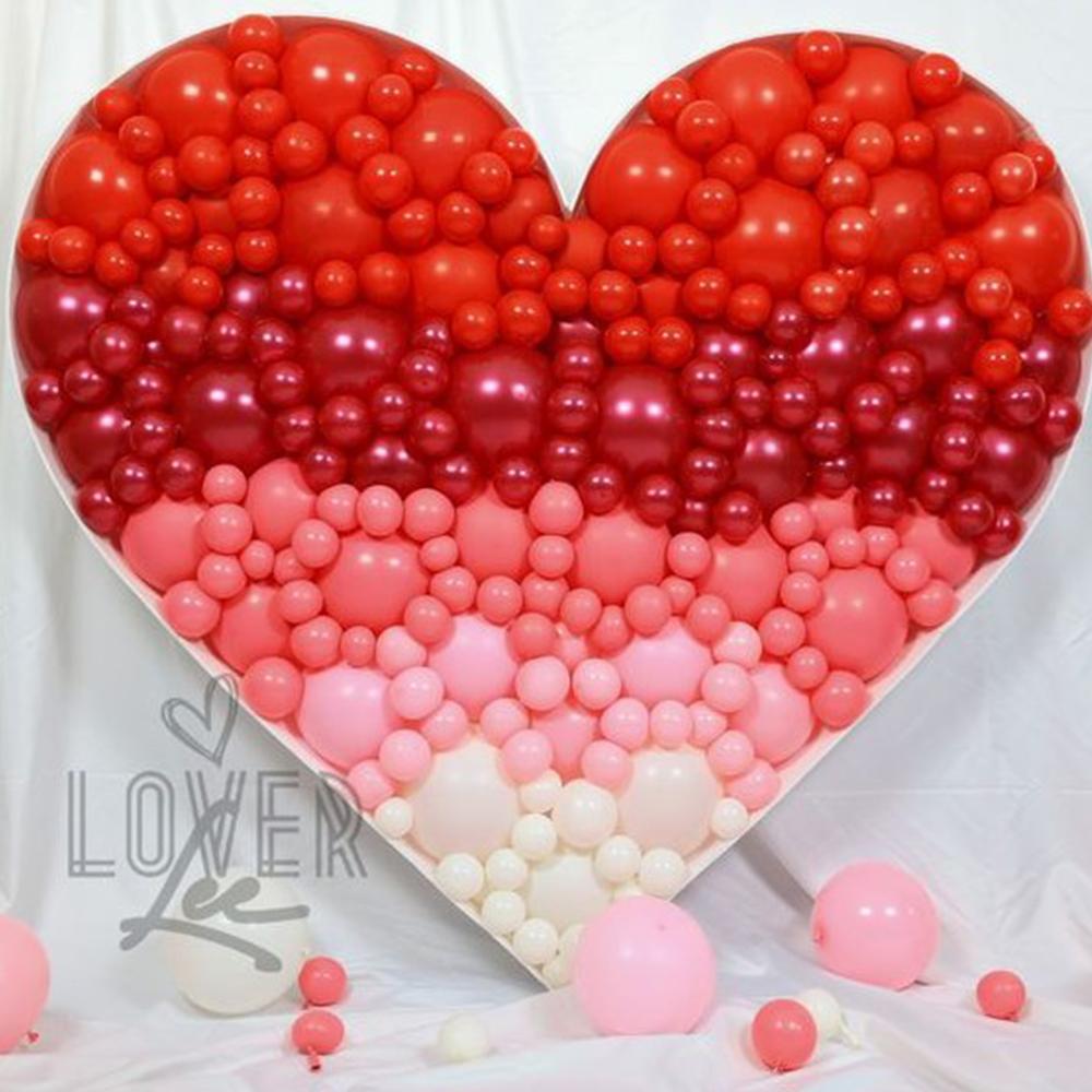 1 шт. 73 см рамка в форме сердца KT Board без декора для вечеринки с воздушными шарами для свадьбы, дня рождения, домашней вечеринки, только украшение KT Board