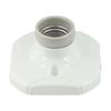 Straight Glazed Ceramic Heat Lamp Holder Light Bulb Socket E27 Porcelain/Fitting