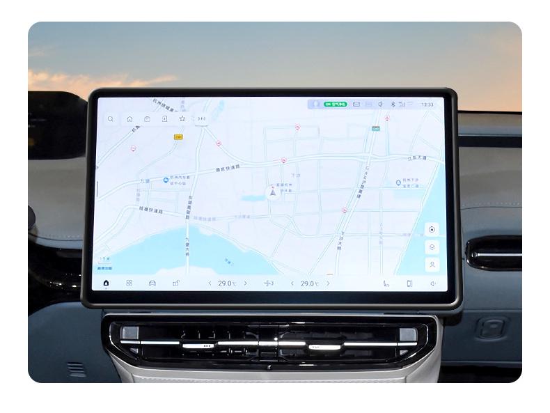 Hyper GT Center Console Navigation Screen Silicone Edge Cover