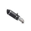 For Suzuki DR250 DR300 HJ300 DR 250 / 300 Escape Motorcycle Exhaust System 51MM Middie Link Pipe With Slip-On Muffler Tips