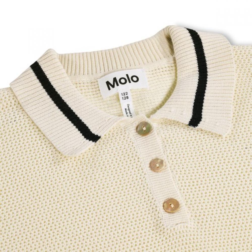 Molo [26ss] 9 14 Лет Guwin Crosse KniT Футболка Akis9kn003