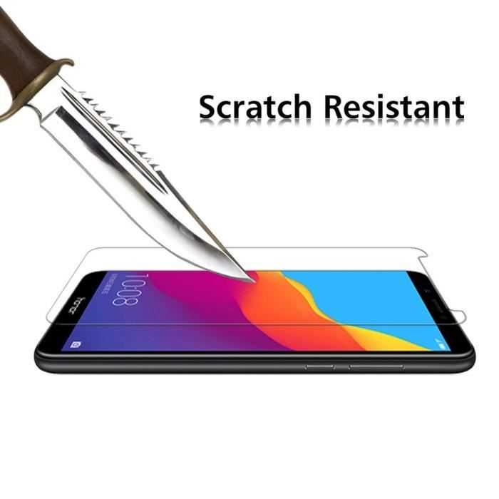 Verre Trempe Huawei Y7 PRO 2018 - Film Vitre Protection Ecran Ultra Resistant [Phonillico®]