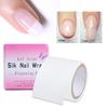 1 рулон шелка для ремонта ногтей УФ-гель для наращивания волокна Инструменты для французского маникюра Формы для ногтей Наращивание Кончики Клейкие наклейки Защита ногтей
