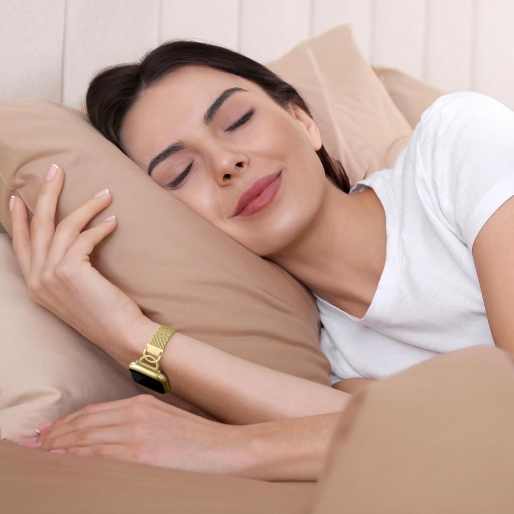 Ремешок для Apple Watch Series 10 9 8 7 SE 6 5 4 3 2 1 42мм 41мм 40мм 38мм Миланская петля Магнитная застежка Металлический ремешок из нержавеющей стали