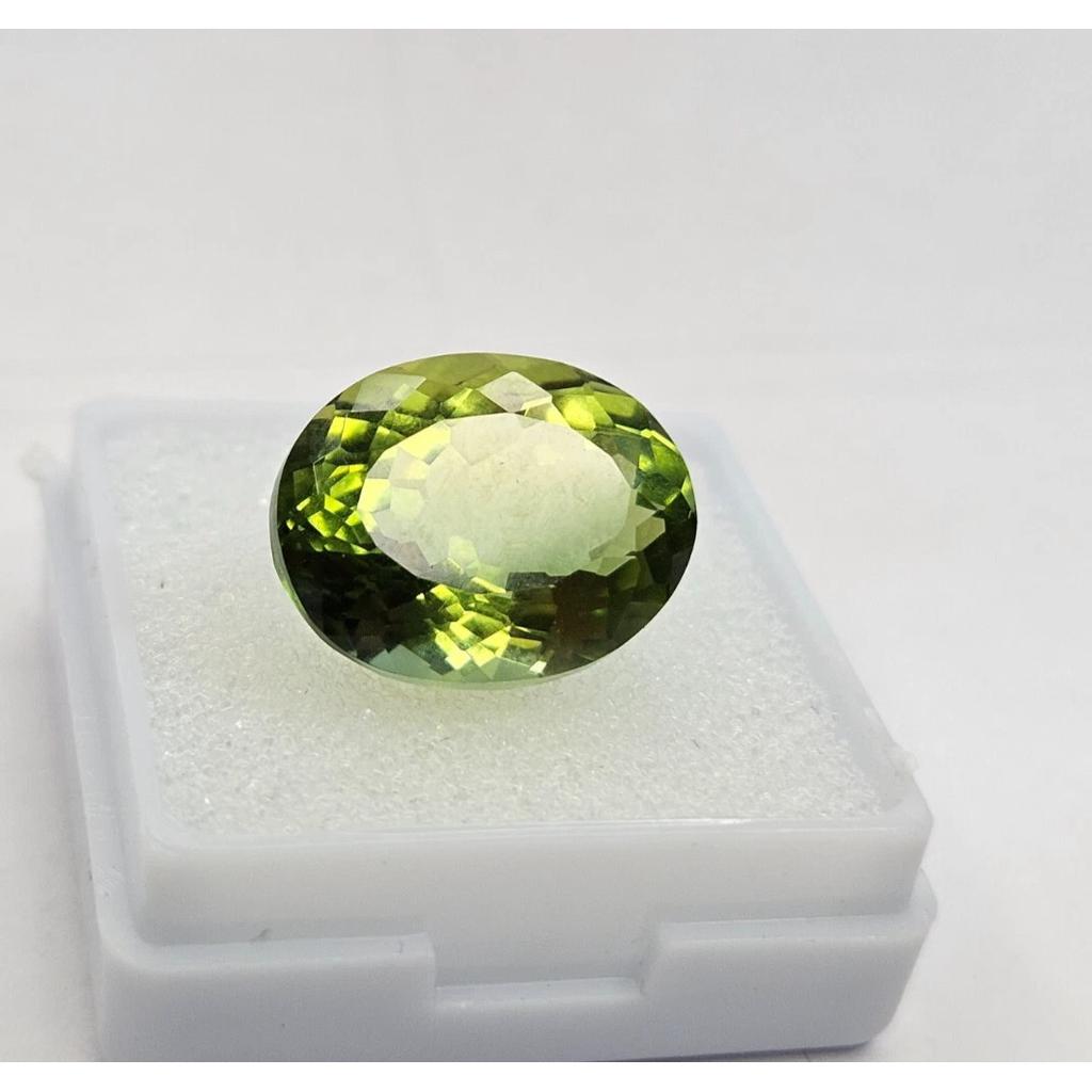 8+ Ct Natural Green Tourmaline Oval Cut Fabulous Certified Loose Gemstone