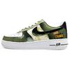 Nike Nike Air Force 1 Thermal Coverage Низкие кеды для скейтбординга Унисекс Белый Зеленый CW2288-111(Команда131-1.0)