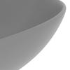 Ceramic Wash Basin Light Grey Round