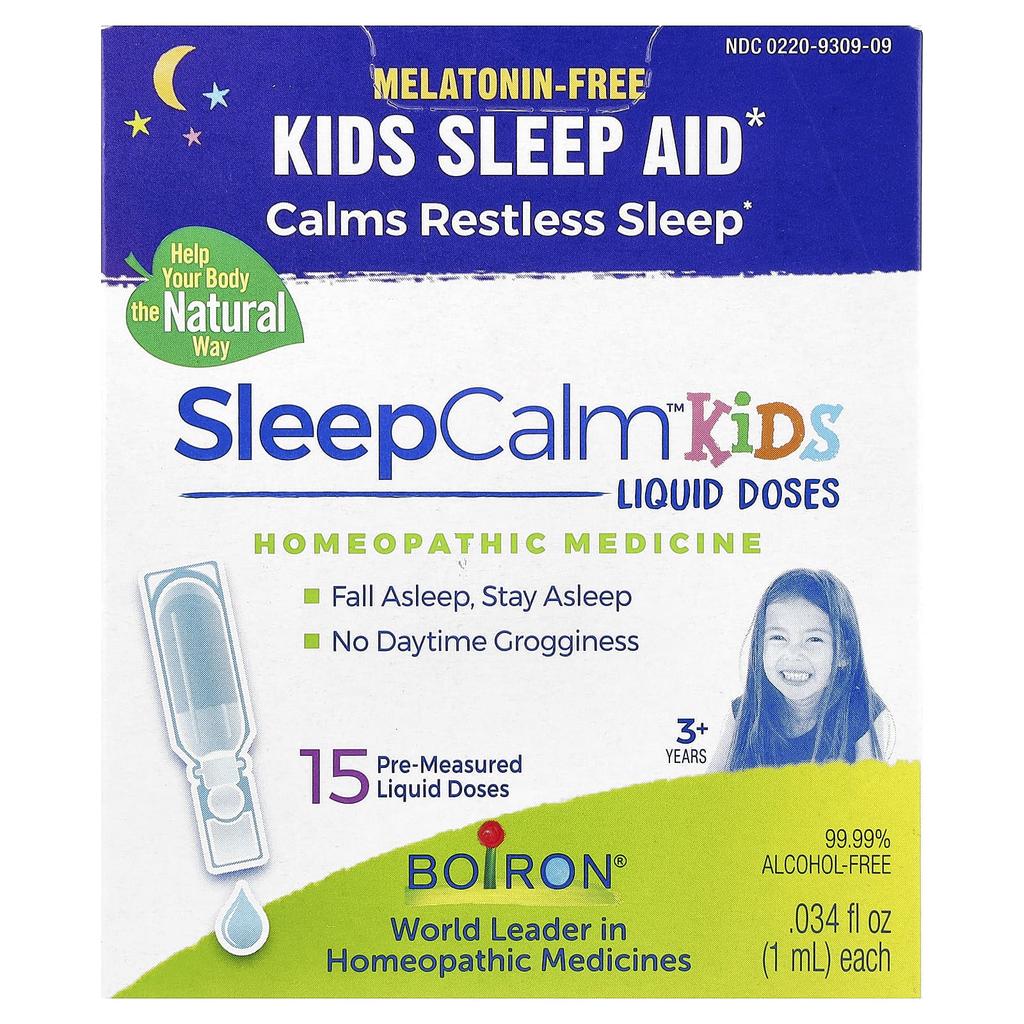 Sleepcalm™ Children's, Liquid Dose, Ages 3+, Melatonin Free, 15 Pre-Measured Liquid Servings, 1 mL (0.034 Fl Oz) Each