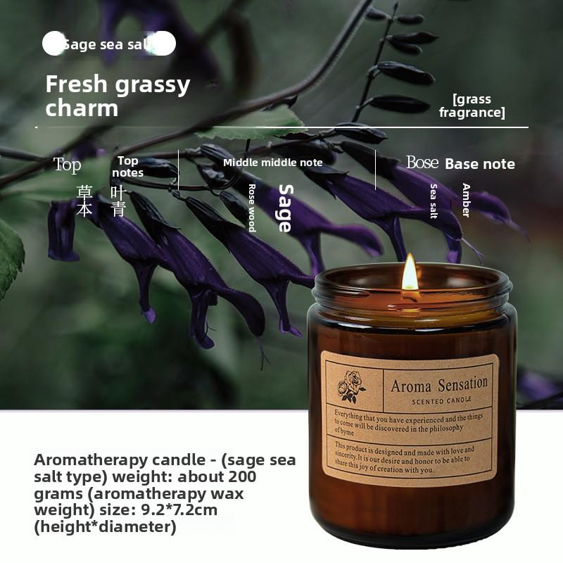 Scented Candles Provide A Long-lasting Aroma To Aid Sleep. Romantic Bedroom Light Essential Oil Scented Ornaments