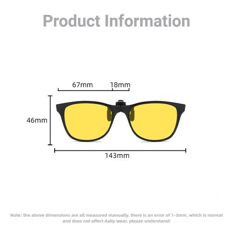Портативные очки с блокировкой синего света, клип для ночного видения, уличные защитные очки UV400 для игр, компьютера, вождения
