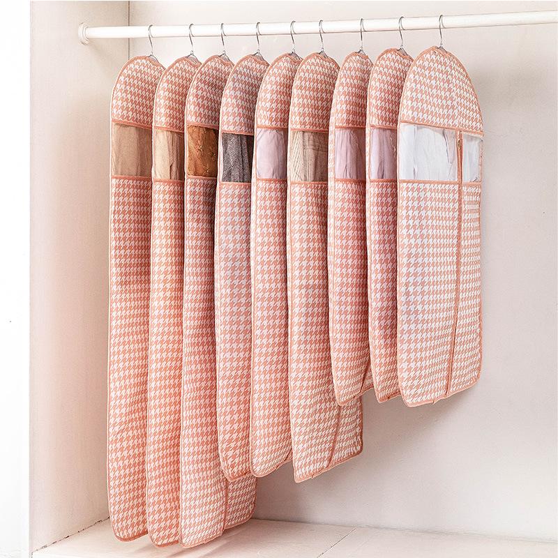 Подвесной прозрачный чехол для одежды от пыли для пиджаков и костюмов