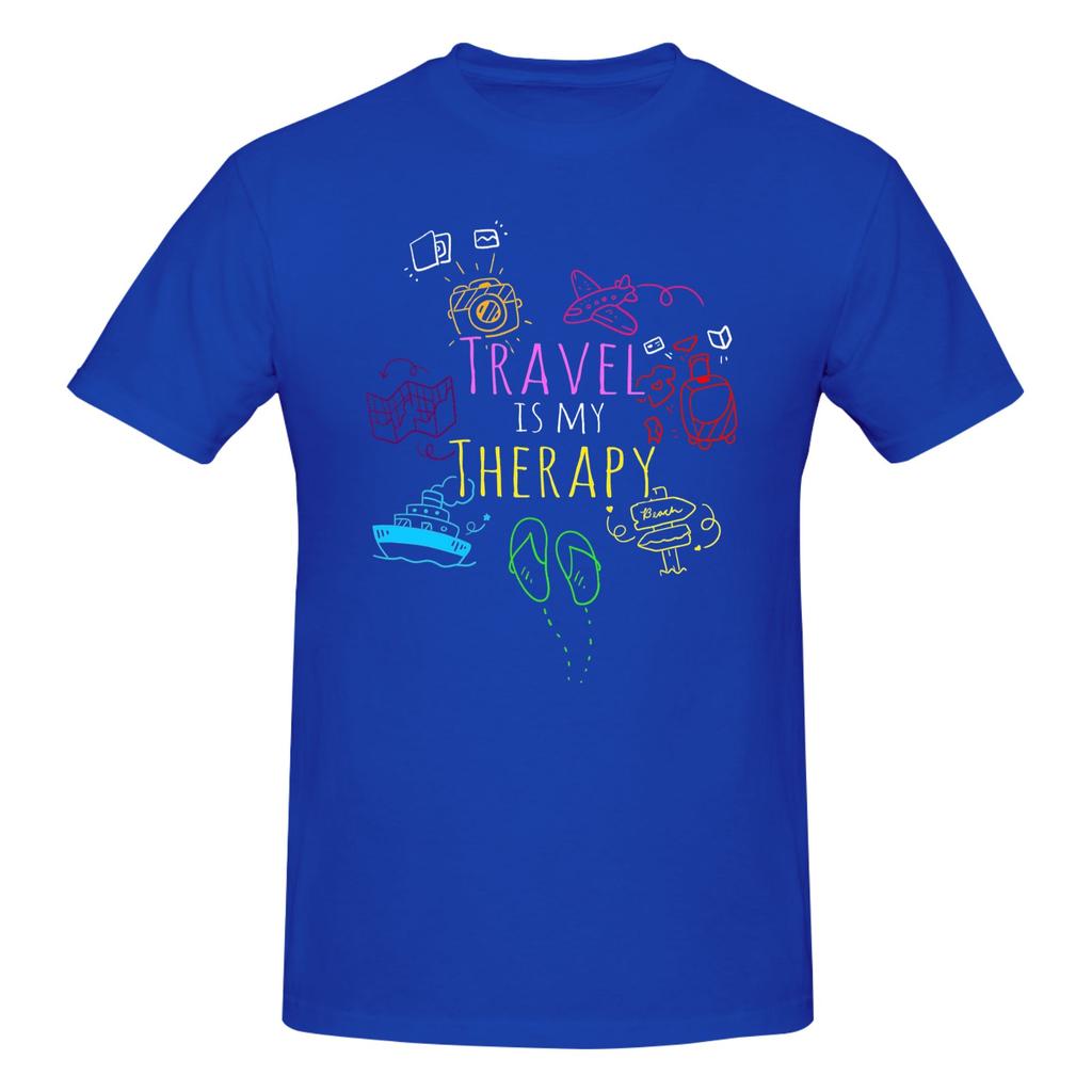 Piece World Traveler Funny Graphic Cotton TShirt All I Need is Travel Tops Tees For Unisex