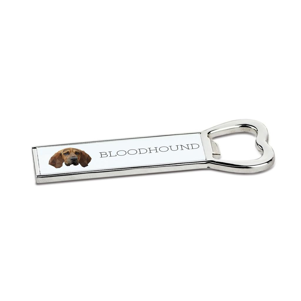 Bloodhound, Pies Św. Huberta -Otwieracz Do Butelek Ze Zdjęciem I Napisem Do Piwa Art-Dog