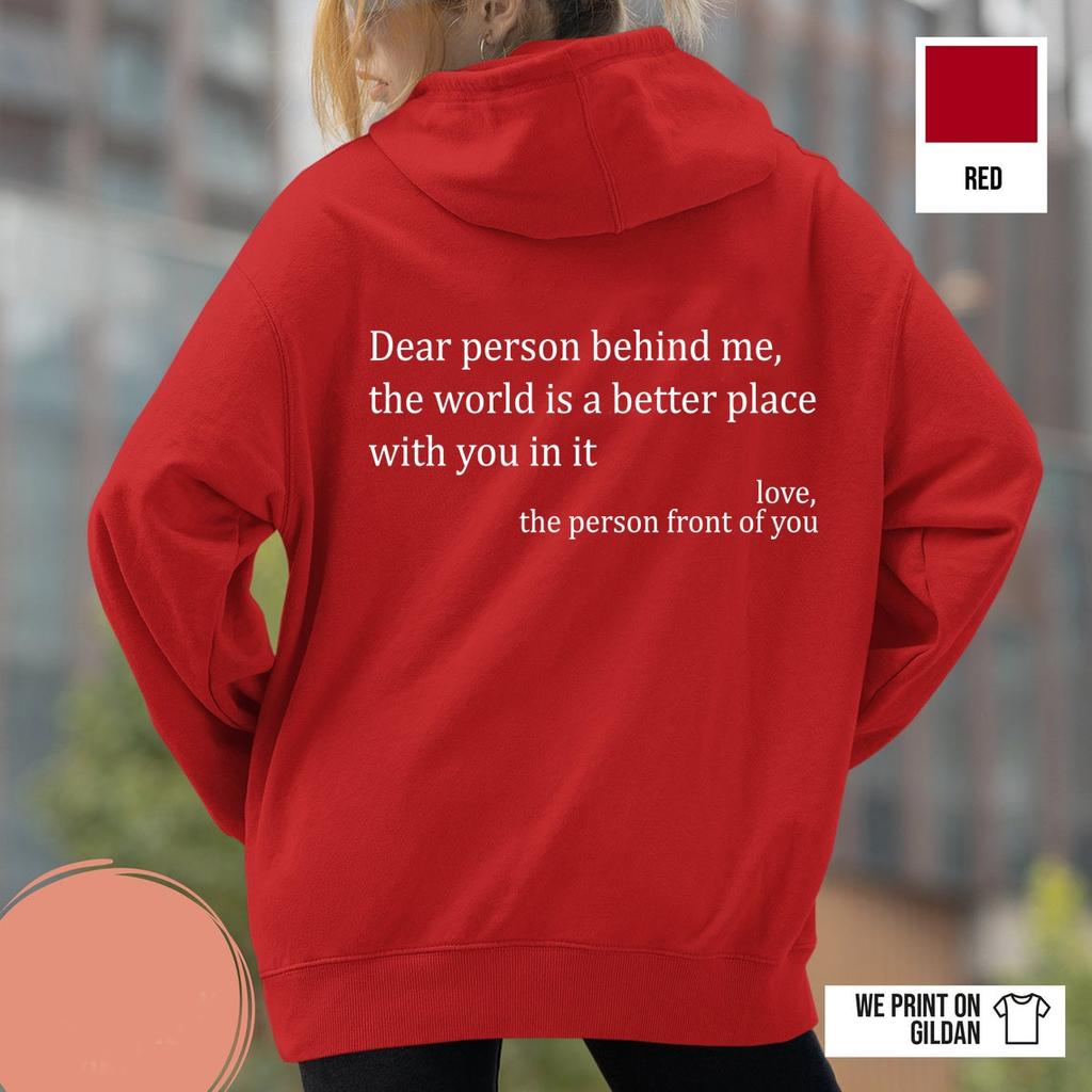 Толстовки с принтом Dear Person, толстовка на шнурке с длинными рукавами для зимней и осенней женской одежды
