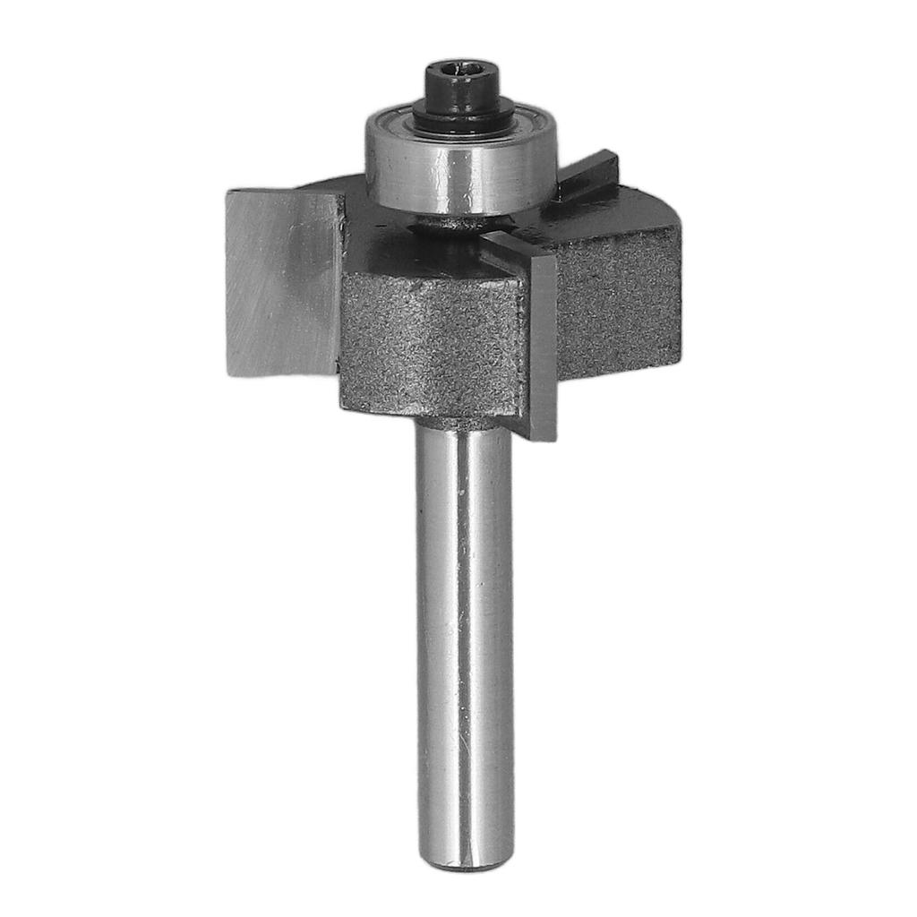 Т-образная фреза хвостовик 1/4 дюйма 3 зуба шарикоподшипниковая фреза для пазования дерева фанеры