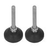 2PCS Furniture Glide Swivel Leveling Mounts Adjustable Nylon Rubber Base Leveling Pads D30xM6x50