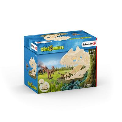 Schleich Гигантский скелет динозавра ловушка фигурка 42348