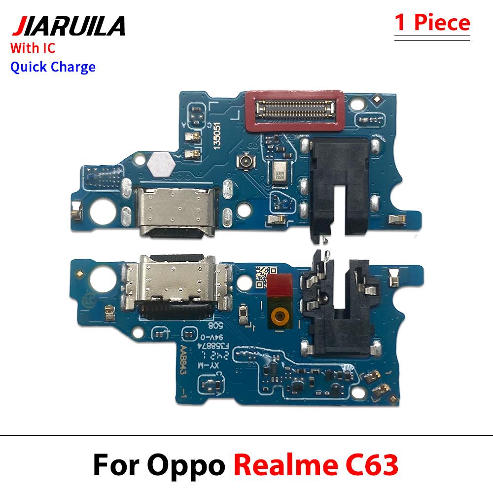 USB-разъем для зарядки, гнездо, коннектор, шлейф для Oppo Realme C61 C61 1 Pro C11 C11 C11 C11 C67 C71 C71, модуль платы зарядки