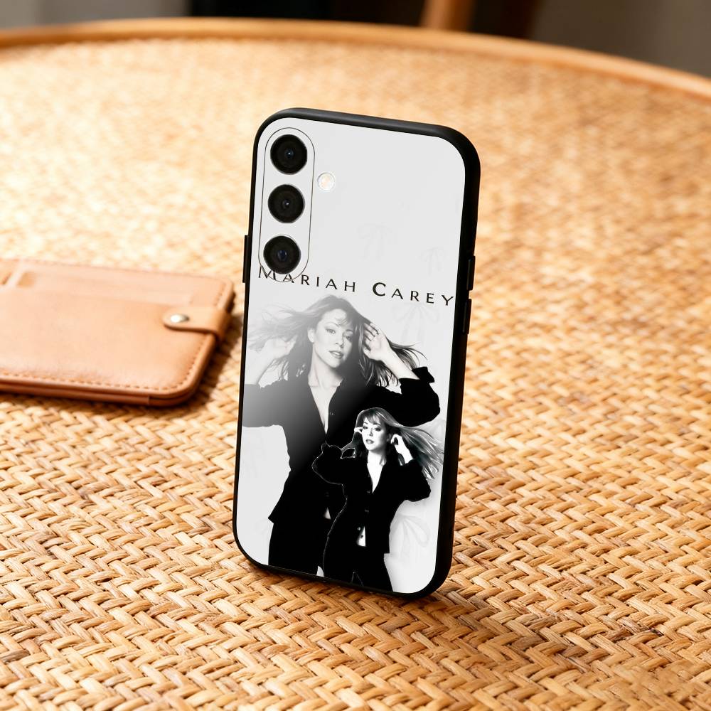 Чехол для телефона M-Mariah C-Carey Singer для Samsung A73, A21s, A22, A31, A32, A52, A53, A71, A80, Мягкий черный корпус