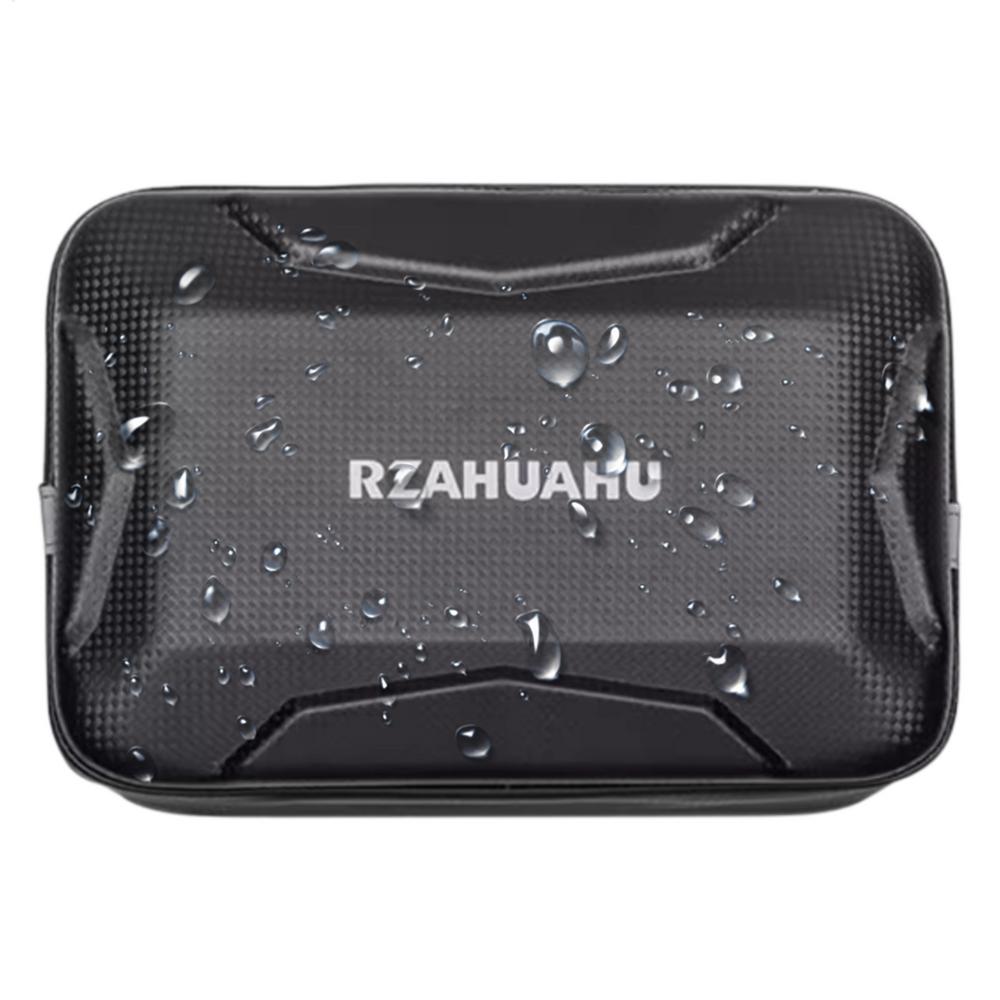 E-Bike Backrest Bag Ebike Saddle Seat Bag Carrier With Reflector Safety Reflective Hard Shell Electric Vehicle Luggage Carrier