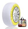 Fabric Tire Regulation Snow Low Low Easy for Light Chain Regulation Winter Snow No Jacking Low Low Noise Chains, "Chain Compliant," Socks, Vibration,