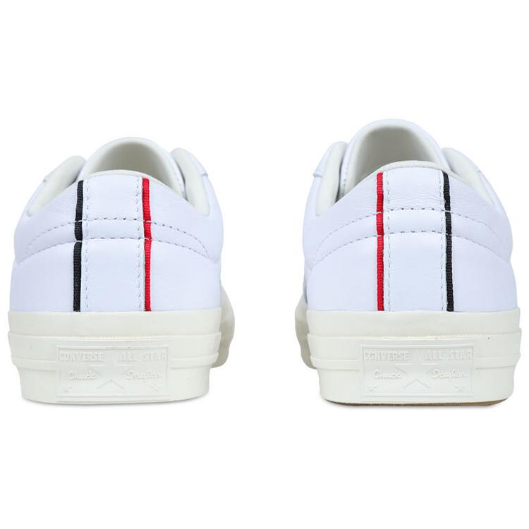 Converse Низкие кеды One Star с окантовкой Белый/Эмалевый Красный/Цвет цапли 159694C