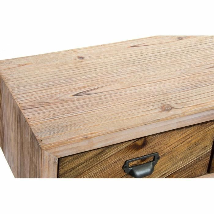 Console - Modèle - Blanc - Métal - Bois - 110x32x85 cm