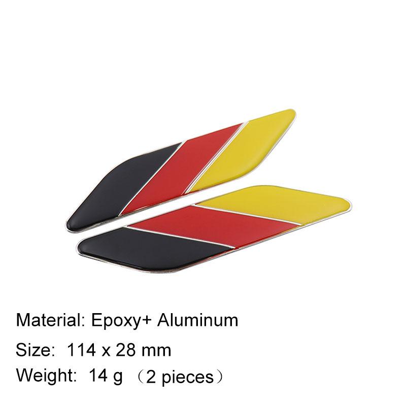 3D Премиум Немецкий Германия Немецкий Флаг Карта Логотип для автомобиля Капот Двигателя Крыло багажник Хвост Задняя Наклейка Эмблема Значок Наклейка