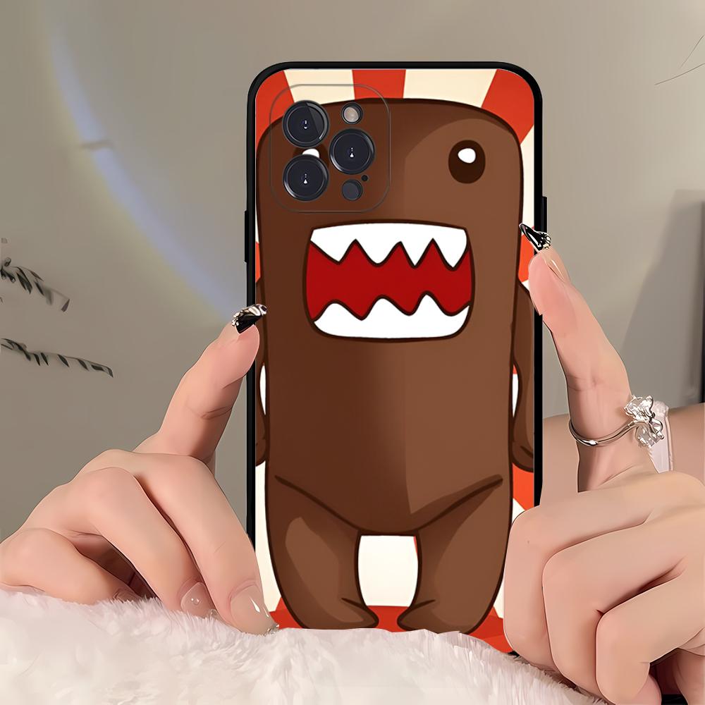 Милый чехол Domo kun для iPhone 16 15 14 11 12 13 Mini Pro XS Max Cover 6 7 8 Plus X Funda Shell