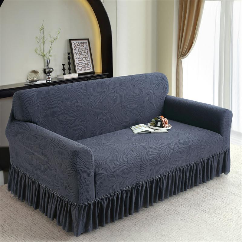 Эластичный чехол для дивана, нескользящая юбка, чехол для дивана, пылезащитный, противообрастающий, подходит для спальни, офиса, гостиной, домашнего декора