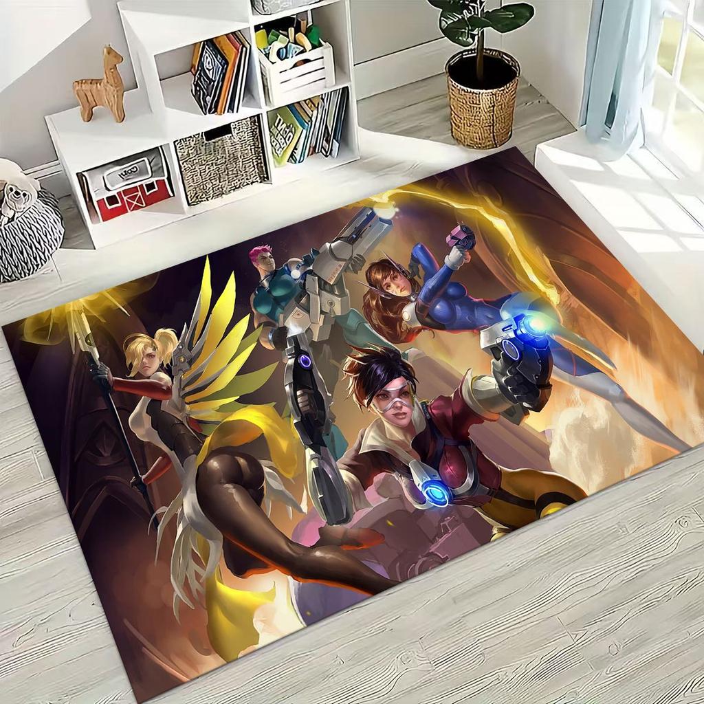 Игра OW Overwatch D.VA Мэй Жнец Мультяшный 3D Ковер для Спальни Гостиной Дивана Домашний Придверный Коврик Декор, Большой Детский Нескользящий Напольный Коврик
