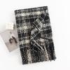 Casual Plaid Polyester Scarf