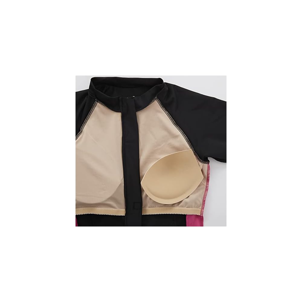 FILA Women's Tankini Zip Swimsuit with Sleeves + Cap 3120656GMT19L