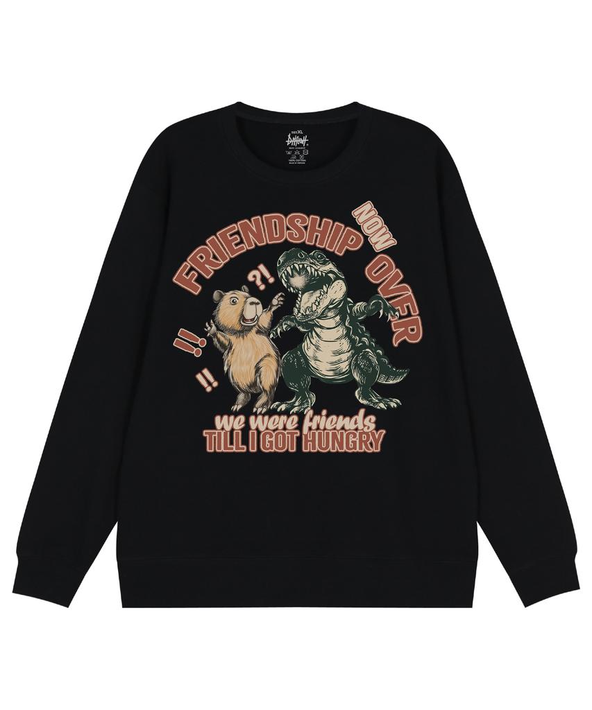 DRIFTOUT Capybara Friendship Is Over Sweatshirt (3 Colors)