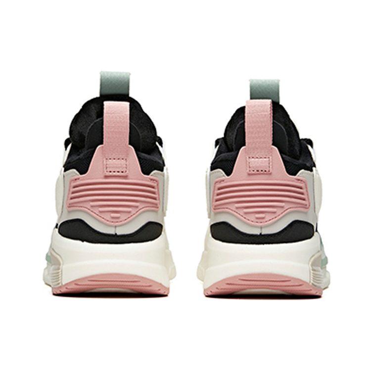 ANTA Skateboard Shoes Women's Low Top Gray/White/Pink 122048984-4