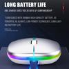 Беспроводная мышь Bluetoooth 5.0 с USB-подзарядкой, RGB-подсветкой для ноутбука, компьютера, ПК, Macbook, игровая мышь 2.4 ГГц 1600 DPI