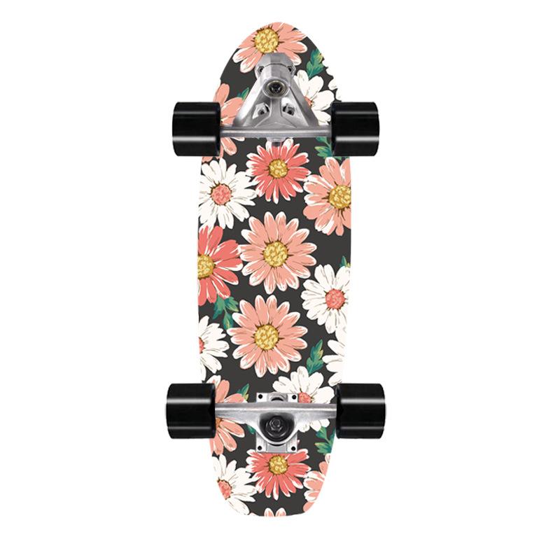 Скейтборд для сёрфинга на суше, мост, клен, имитация сёрфинга, лыжная тренировочная доска 76 см, сёрф-скейт на суше, доска для сёрфинга на суше